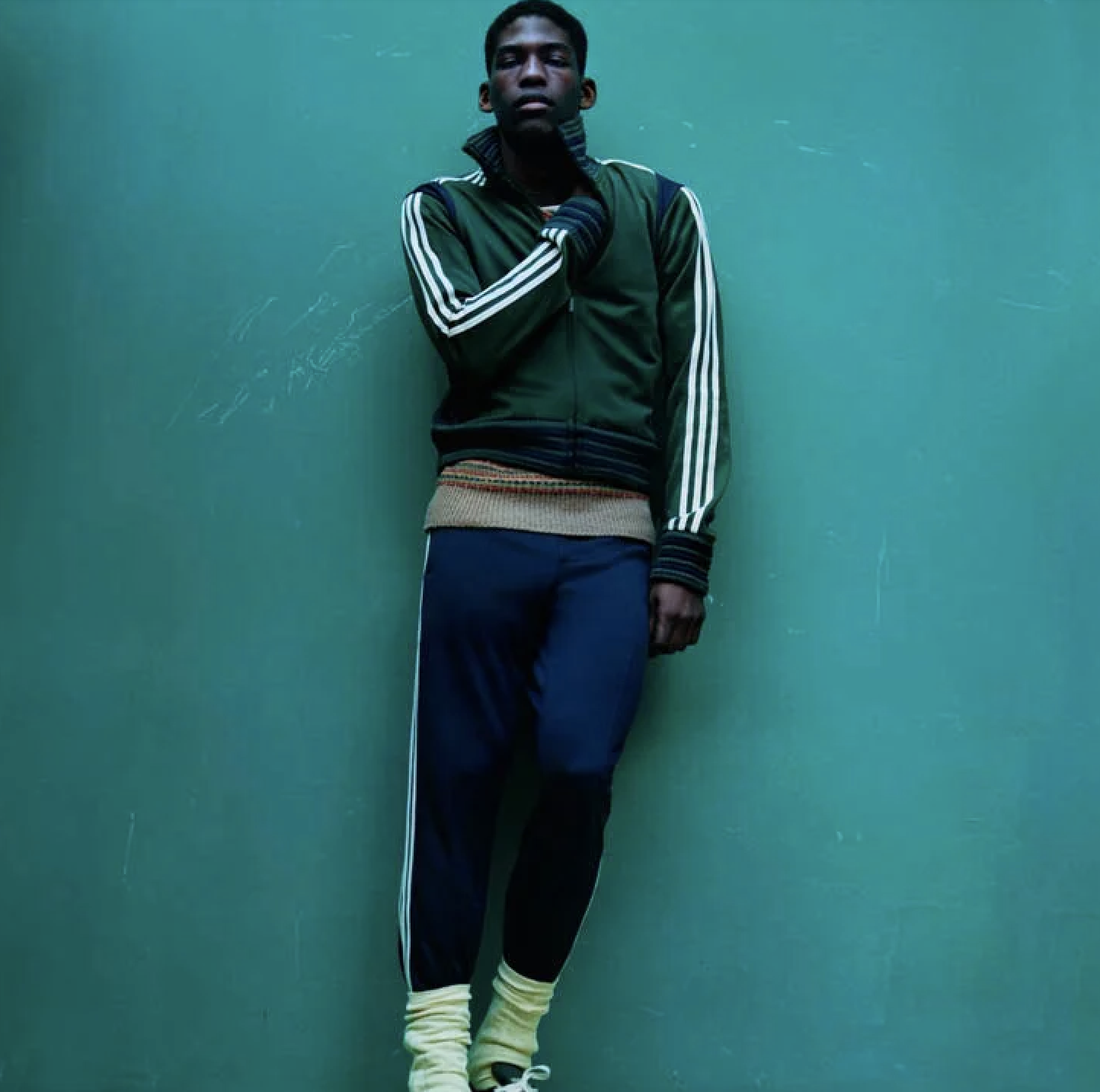 LOVERS TRACK TOP GREEN